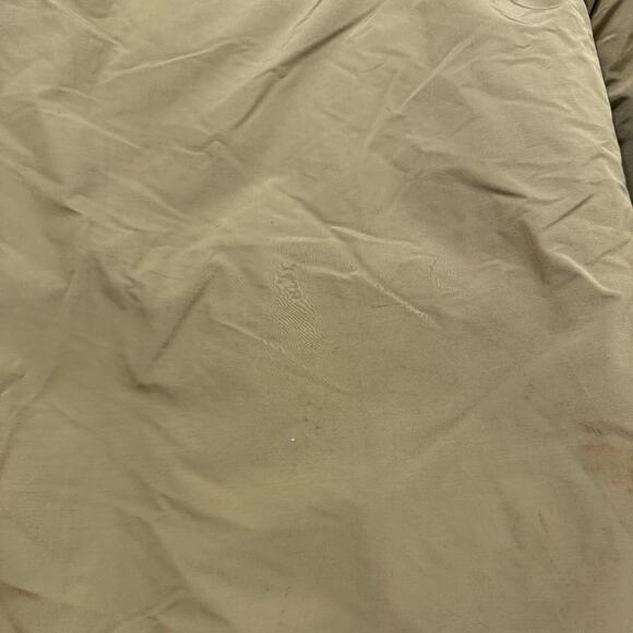 Vintage Eddie Bauer Goose Down Parka Jacket Men's 2XL Tan Coat 80s Sherpa Collar - Picture 11 of 14